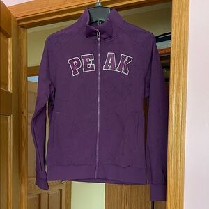 Peak Women's Purple Zip-Up Jacket